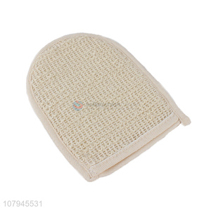 China <em>manufacturer</em> soft body shower bath fingerless exfoliating gloves