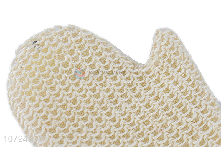 Latest arrival body scrubbers exfoliating sisal shower bath gloves