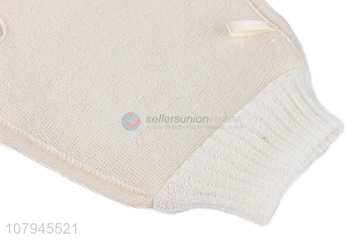 Hot selling bath gloves body exfoliating scrubber for men and women