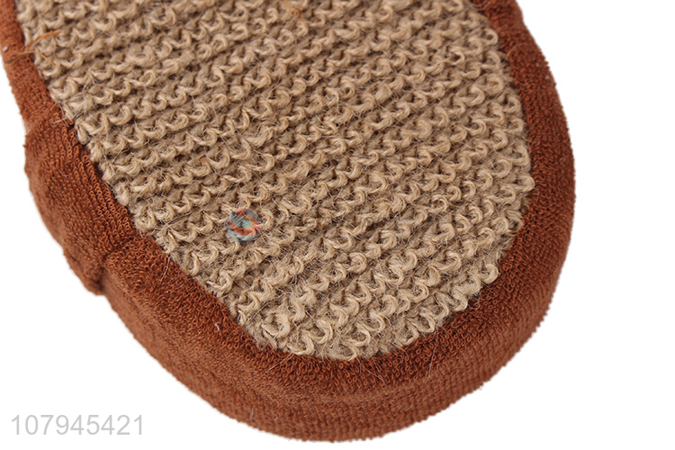 Hot sale bathroom product bath shower exfoliating hemp sponge ball