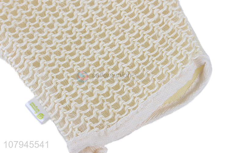 Latest arrival body scrubbers exfoliating sisal shower bath gloves