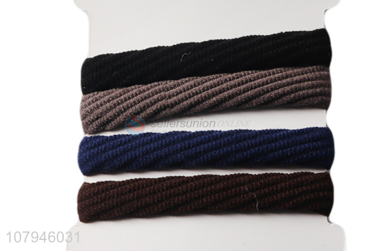 Factory wholesale multicolor rhinestone hair ring temperament hair accessories set