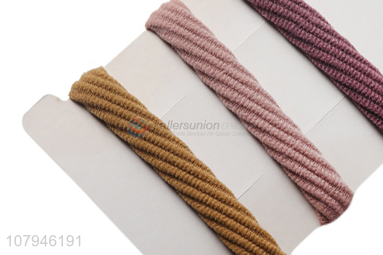 Best Selling Multicolor Pearl Hair Band Rubber Band Lady Hair Ring Set
