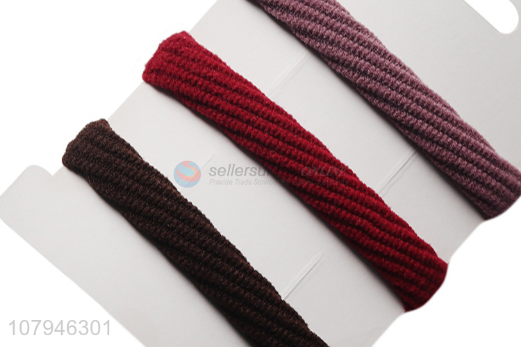 Yiwu direct sale multicolor hair ring ladies all-match head ropes set