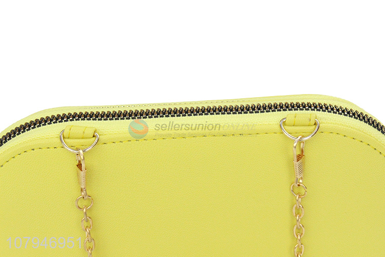 Fashion style yellow fashion lady shoulder bag wholesale