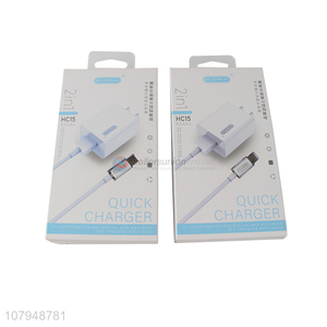 Recent product 5V 2.4A type-c cell phone charger with type-c cable