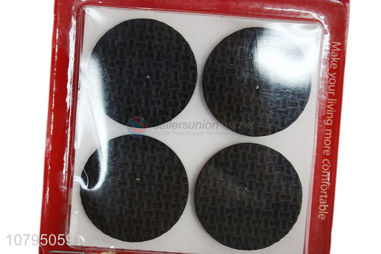 Low price wholesale black EVA table foot mat furniture non-slip rubber mat