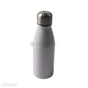 Factory direct sale white aluminum portable water bottle for outdoor sports