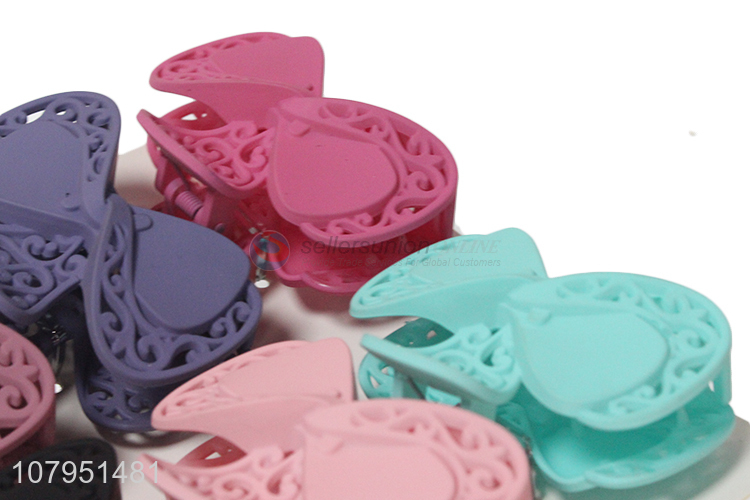 Best selling bowknot shape durable strong hold hair claw clips wholesale