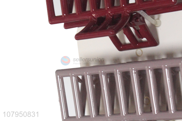 Hot products plastic strong hold hair claws clips for girls