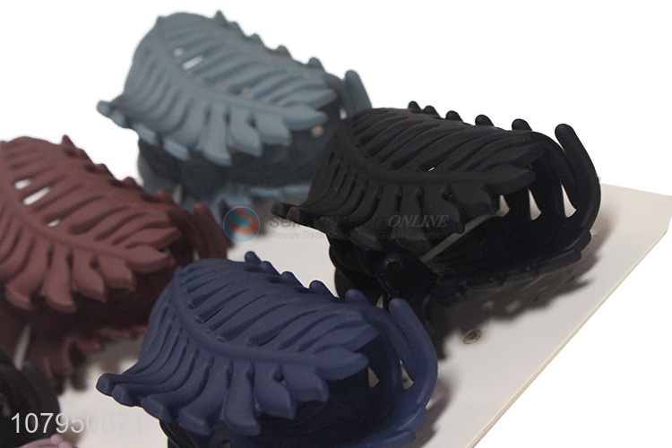 China factory plastic multicolor strong hold hair claws clips