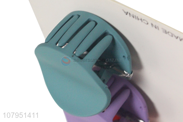 New design round colourful hair accessories hair claw clips for sale