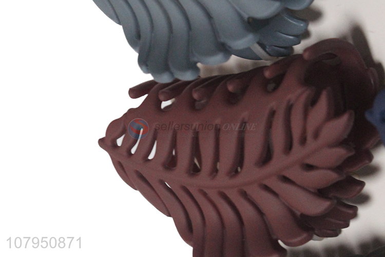 China factory plastic multicolor strong hold hair claws clips