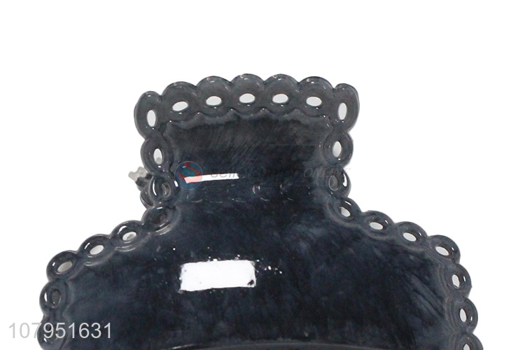 China products plastic daily use women fashion hollow hair claw clips