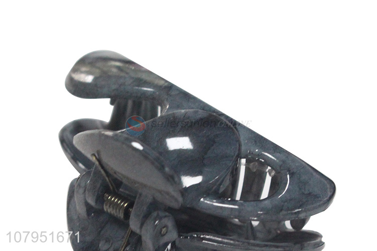 Good selling plastic household strong hold hollow hair claw clips for women