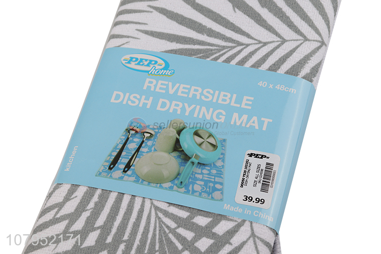Best selling quick dry non-slip dish drying mat for kitchenware