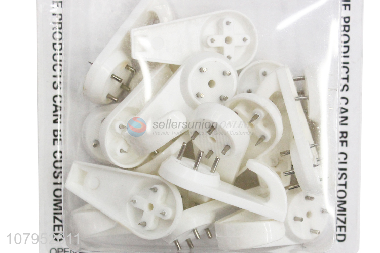 Top Quality Plastic Photo Frame Hooks Seamless Wall Nail Hook
