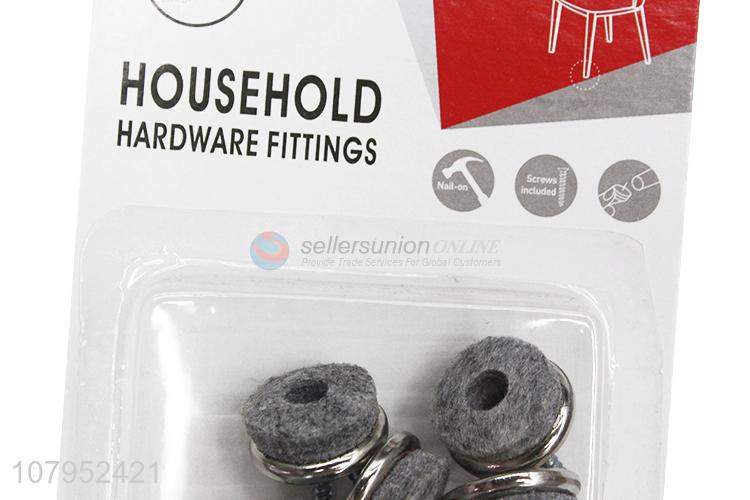 Wholesale Nail Screw On Felt Furniture Felt Pads Furniture Glide