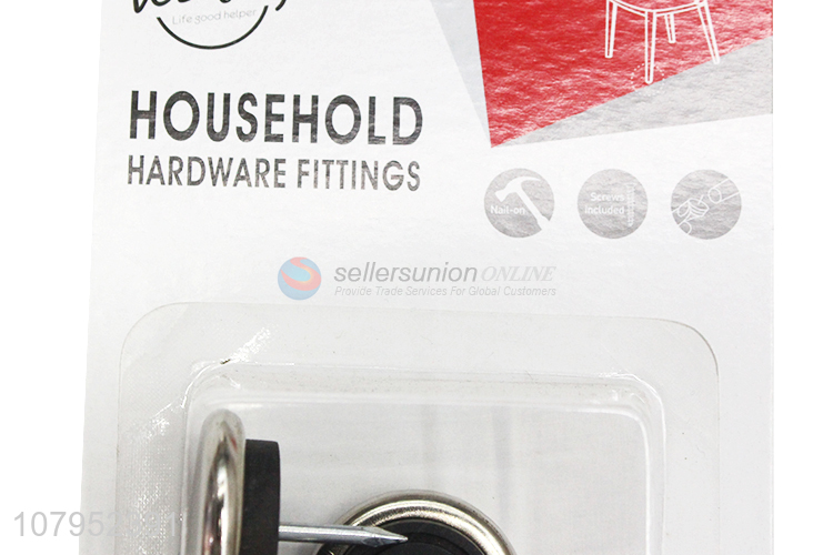 Factory Wholesale Furniture Glide Desk Table Foot Pad With Nails