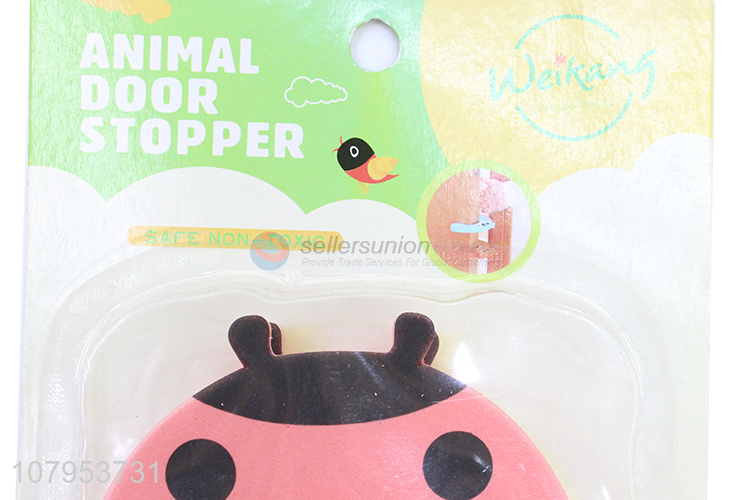 Wholesale Cartoon Design 2 Pieces Colorful Animal Door Stopper Set