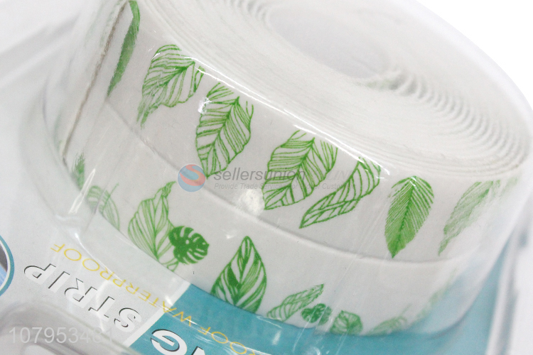 Fashion Plant Pattern Kitchen And Bathroom Caulk Strip Gap Sealing Strip