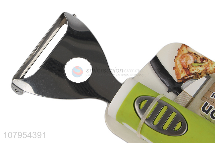 Wholesale durable stainless steel flat fruit and vegetable peeler