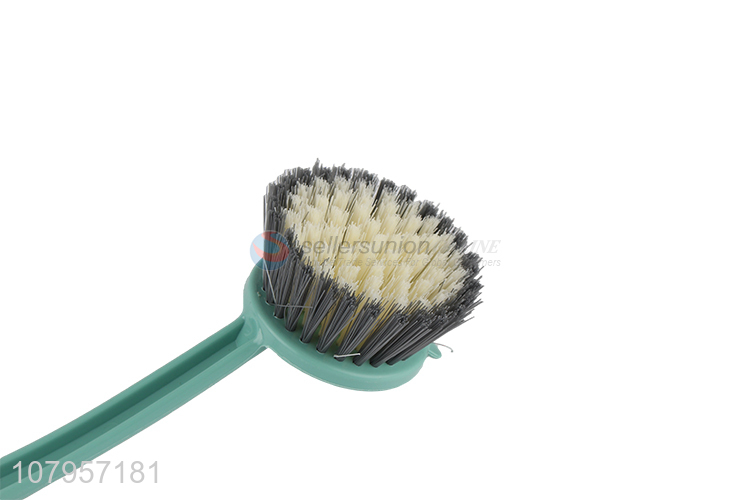 China exports green plastic soft brush kitchen cleaning pot brush