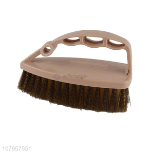 Factory price pink plastic clothes cleaning brush laundry brush