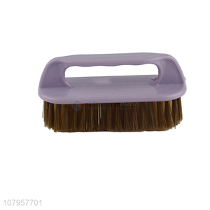 Best selling purple laundry brush manual plastic cleaning brush