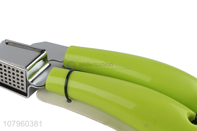 High Quality Manual Garlic Press Stainless Steel Garlic Mincer