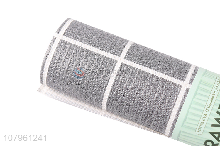 Hot popular grey checkered floor mats universal non-slip mat