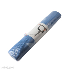 Hot popular blue thickened <em>yoga</em> <em>mat</em> portable fitness <em>mat</em>