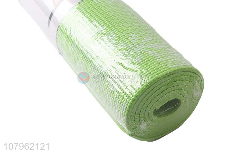 High quality green non-slip yoga mat thickened fitness mat