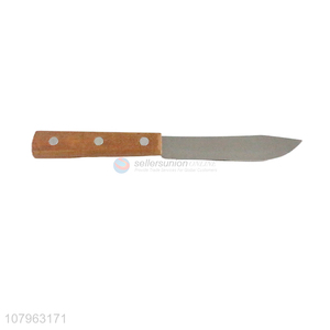 Good price durable kitchen tools fruit knife with wooden handle