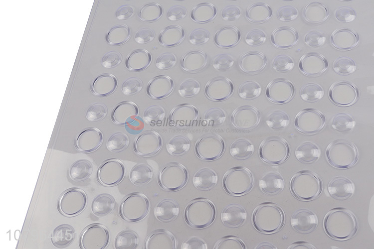 Hot product transparent pvc bath mat massage bathtub mat for bathroom