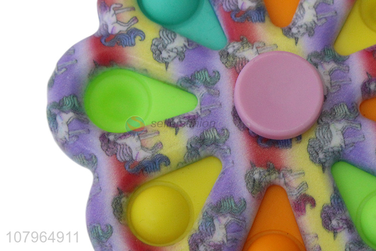 Good quality hand finger spinner push pop it toy for adults teens