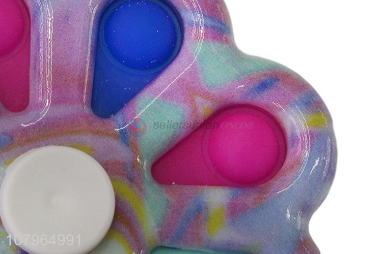 Hot sale anti-stress fidget spinner push pop bubble for kids