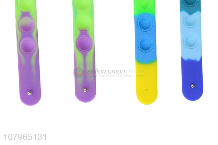 High quality push pop bubble silicone anti-stress bracelet bracelet