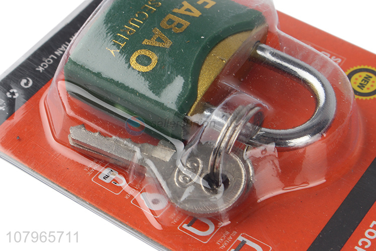 Factory Price Green Case Creative Household Universal Padlock