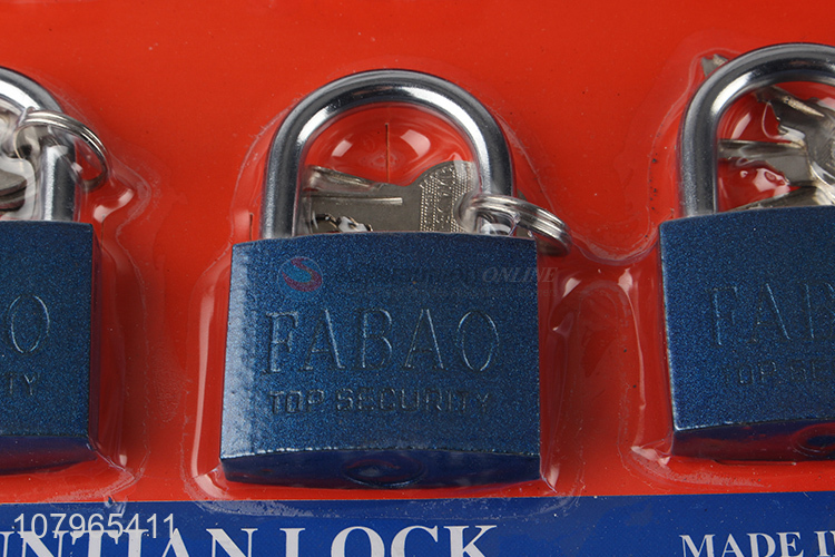 Good price color combination padlock universal iron lock wholesale
