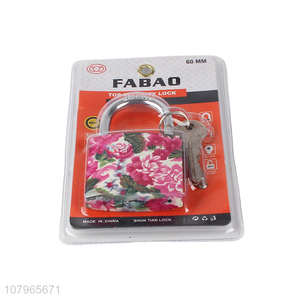 Good price printing creative <em>padlock</em> household universal <em>padlock</em> wholesale