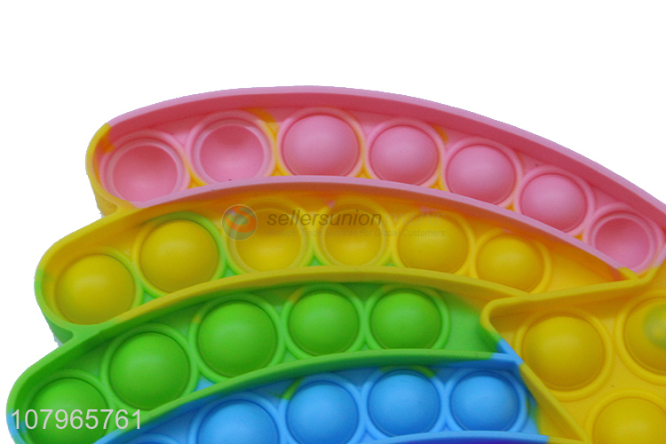 Best selling cute design colourful push bubble fidget toys wholesale