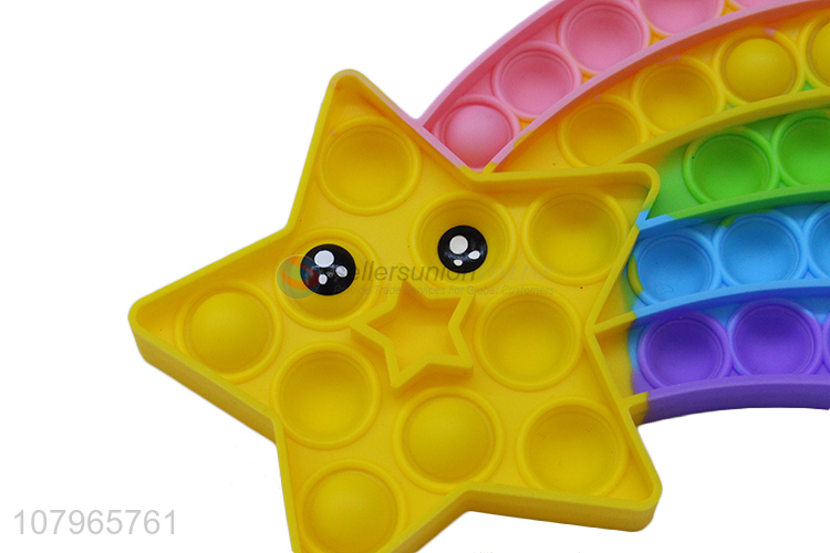 Best selling cute design colourful push bubble fidget toys wholesale