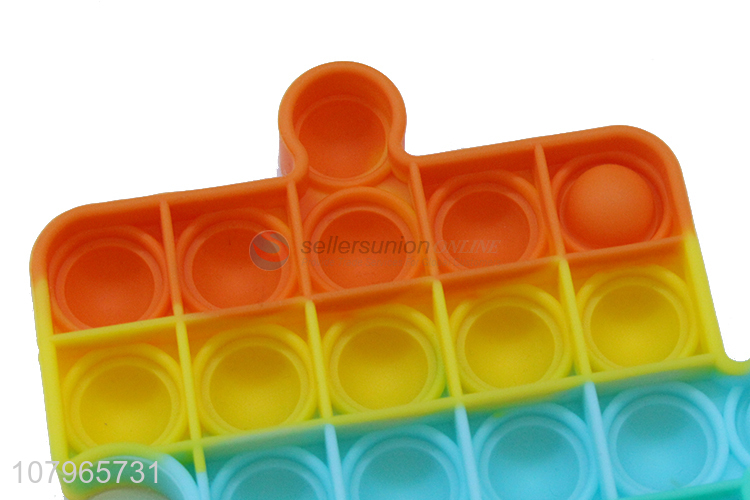 New products funny silicone push bubble fidget toy for children