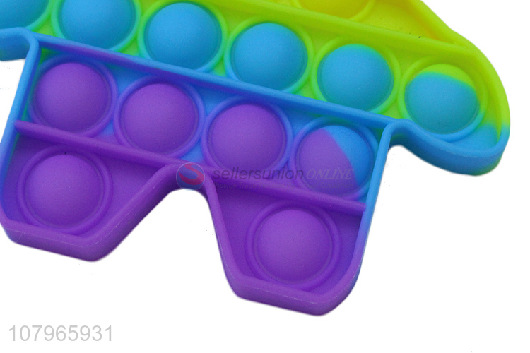 Factory direct sale soft rainbow color push bubble fidget toys wholesale