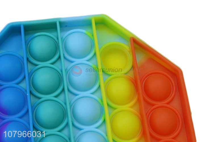 Most popular colourful silicone push bubble fidget toys for sale
