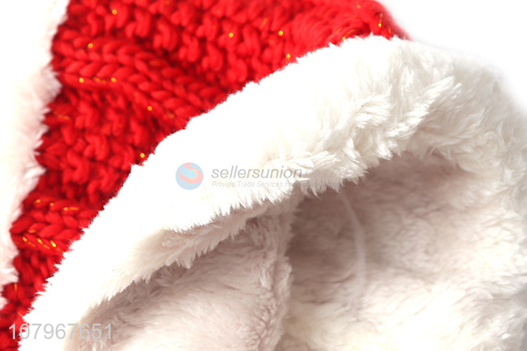 Low price winter thickened double layers knitted neck warmer for ladies