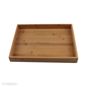 Wholesale price hardwood tray kitchen snack tray dinner plate