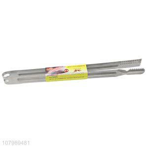 Custom Stainless Steel Food Tong Non-Slip Food Clips