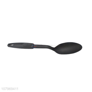 Hot Selling Black Plastic Long Handle Soup Spoon Soup Ladle